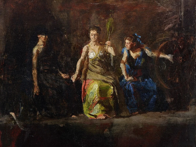 1851-Susan MacDowell Eakins - Le tre Parche - Dallas Museum of Art